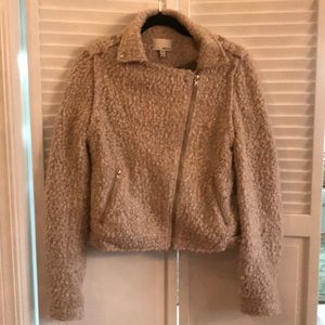 Greylin Fuzzie Moto Jacket. Size medium.